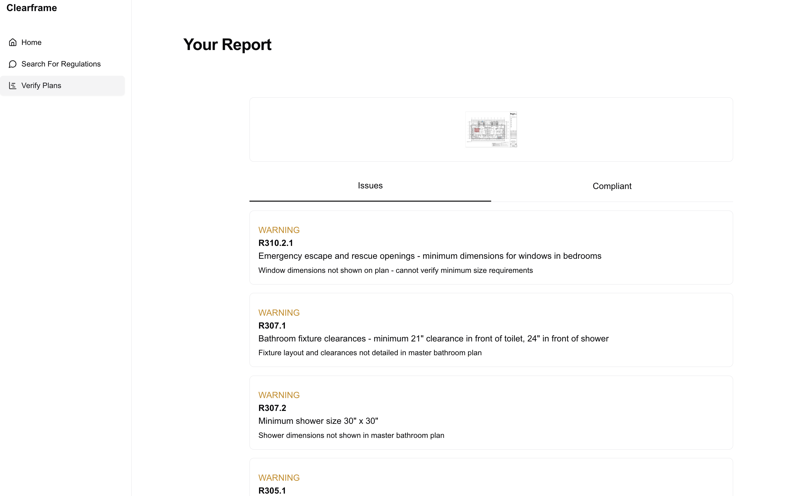 ClearFrame Dashboard