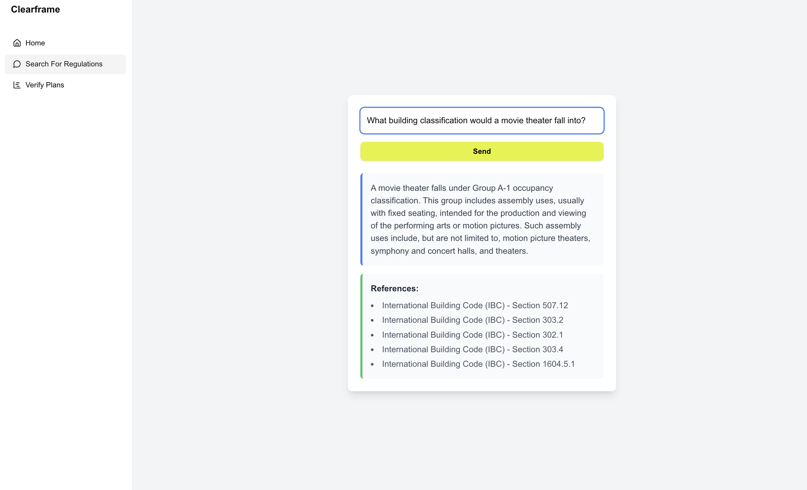 ClearFrame Dashboard